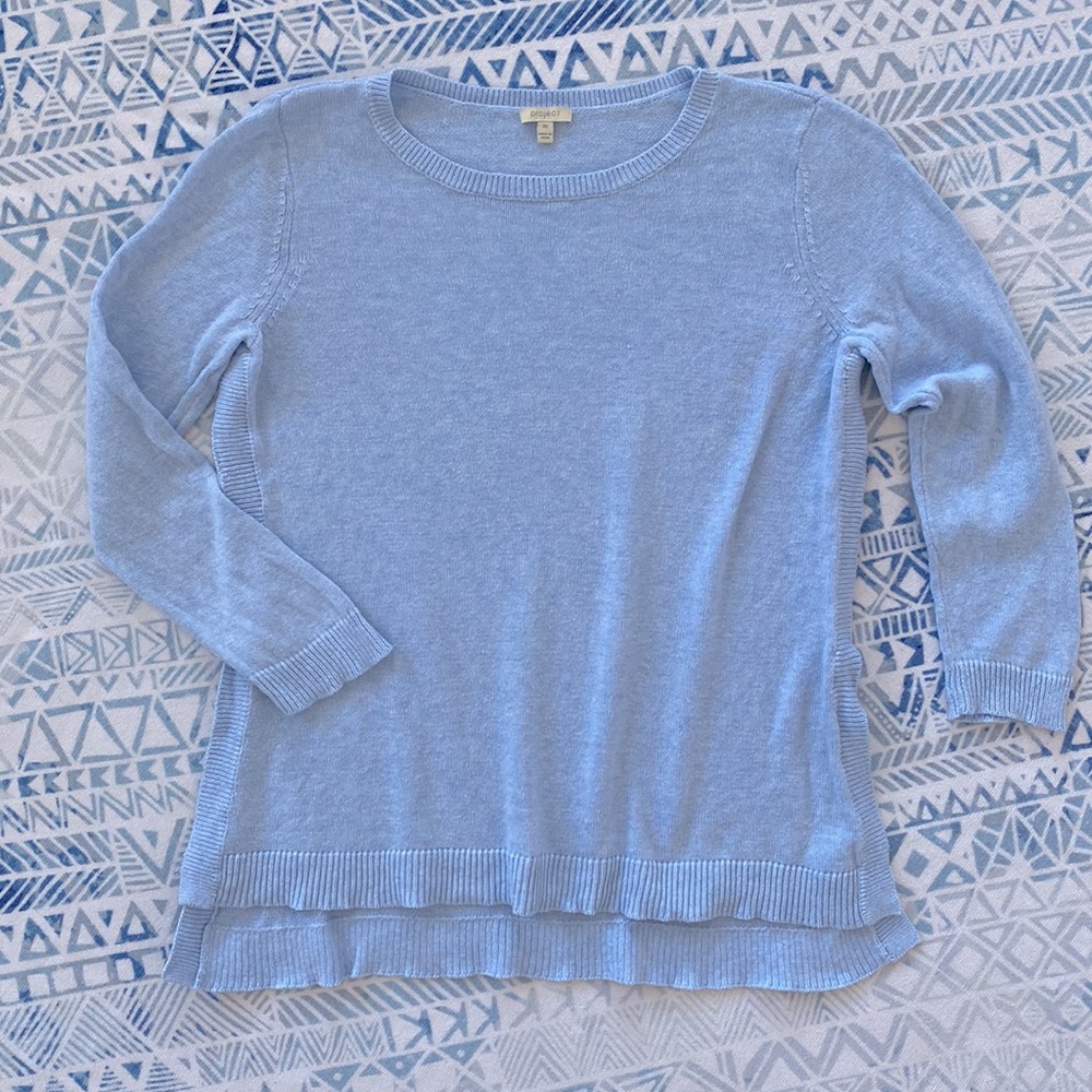 Project Pretty Blue Sweater